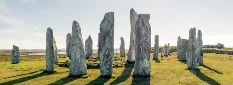 Callanish Standing Stones en la Isla de Lewis en Escocia