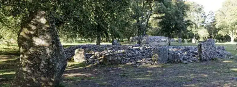 Clava Cairns en Inverness en Escocia